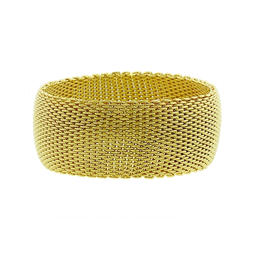 Floral Monaco Gold Bangle - DT Jewellers