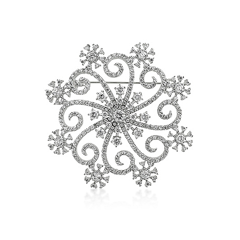 Classic Snowflake Brooch - DT Jewelers