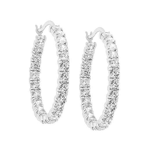 Eternity Hoop Earrings - Fashion Jewelry