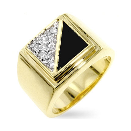 Gemini CZ Mens Ring - Jewelry Gifts