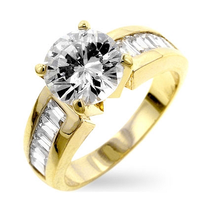 Antoinette Gold Engagement Ring