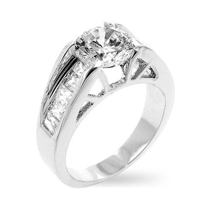 Timeless Clear Engagement Ring