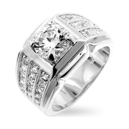 Rock Solid CZ Ring - DT Jewellers