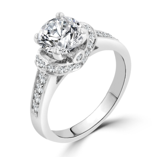 Elegant 14K Gold Bonded Engagement Ring 3.1 Carat