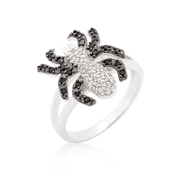 CZ Spider Fashion Ring - Unique Design Jewelry