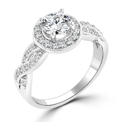 Halo Cheap Engagement Ring