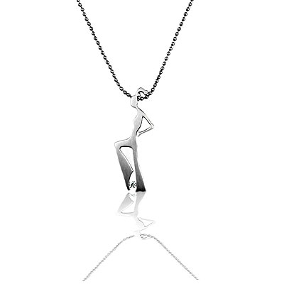 Stainless Steel Woman Pendant