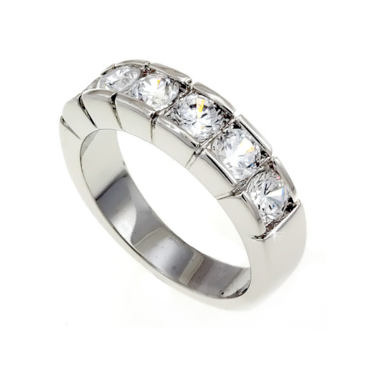 Petite Sterling Silver .925 Ring Clear CZ