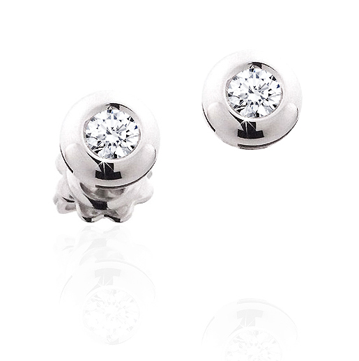 Elegant Diamond Stud Earrings 1/3CT