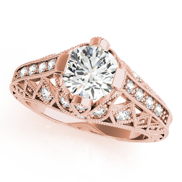 Gorgeous Antique Engagement Ring Magnificent Vintage Filigree