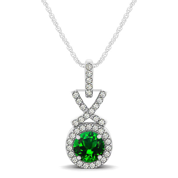 Emerald Necklace Halo