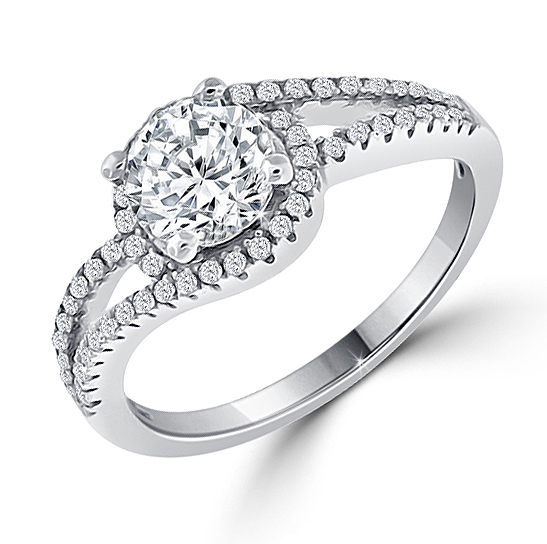 Designer Split Shank 6 Carat Engagement Ring