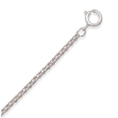 13"+1" Extension Rolo Chain Necklace