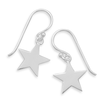 Star French Wire Earrings