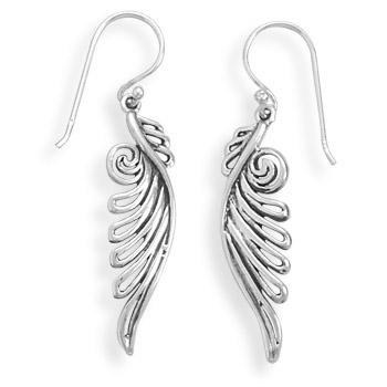 Ornate Angel Wing Earrings