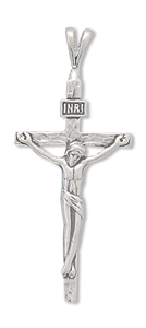 Oxidized Crucifix Pendant