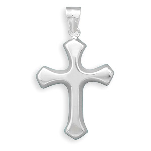 Polished Cross Pendant