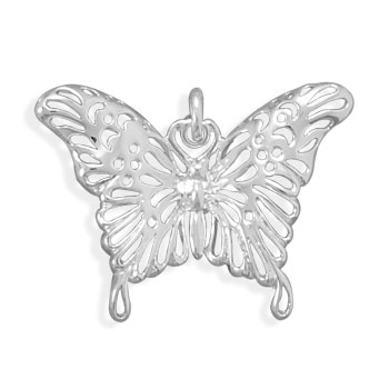Polished Butterfly Pendant