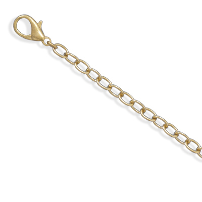 16" Gold Plated Stainless Steel Chain