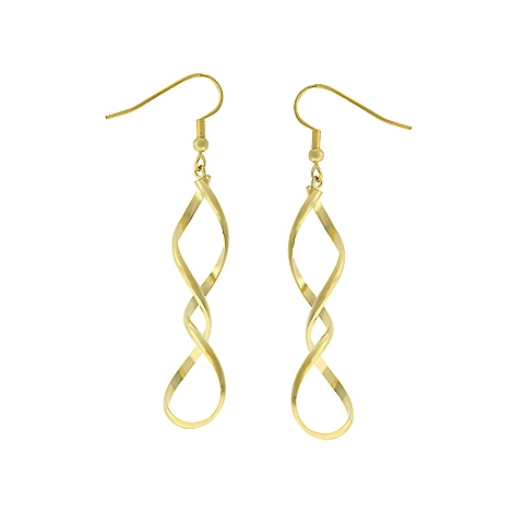 Fashion Golden Twist Earrings