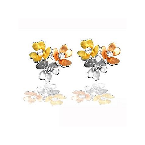 Fashion Cluster Blossom Earrings