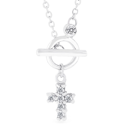 Faith Toggle Necklace - DT Jewelers