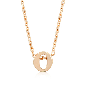 Rose Gold Initial O Pendant - Deals on Jewelry Gifts