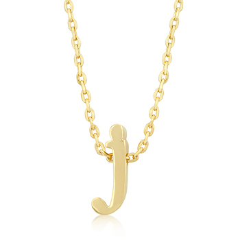 Golden Initial J Pendant - Gifts from DT