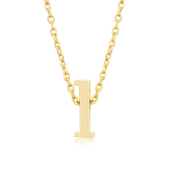 Golden Initial L Pendant Designer Jewelry Store