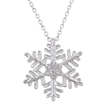 Fashion Large Snowflake Pendant