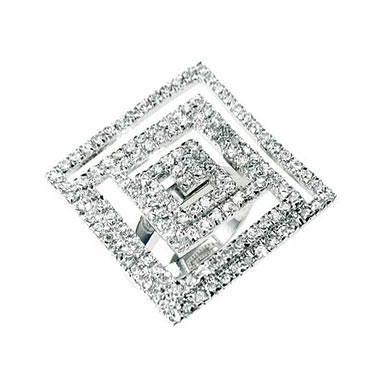 CZ Maze Cocktail Ring - Perfect Jewelry Gift