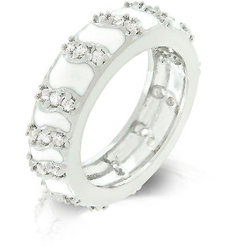 White Eternity Ring - Designer Gifts from DT