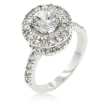 Silver Majestic Engagement Ring