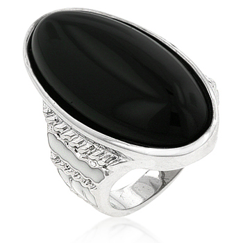 Cocktail Black Stone Espiritu Ring
