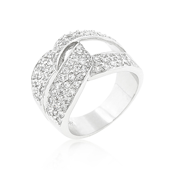 Classic CZ Knot Ring - Deals on Jewelry Gifts