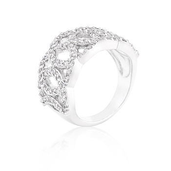 Bridal CZ Circular Ring From DT Jewellery Store