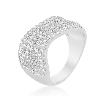 Micro-Pave Winding Cocktail Ring .66 CT