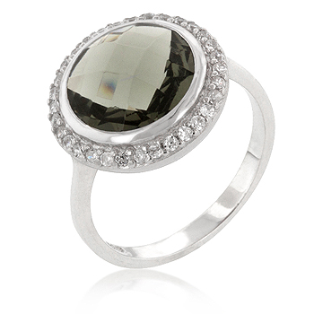 Misty Sterling Silver Engagement Ring