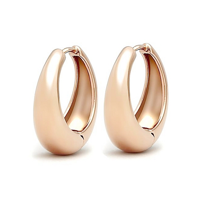 14K Rose Gold Plated Fashion Earrings
