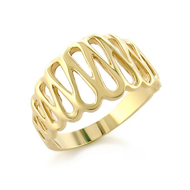 14K Yellow Gold Plated Fashion Ring