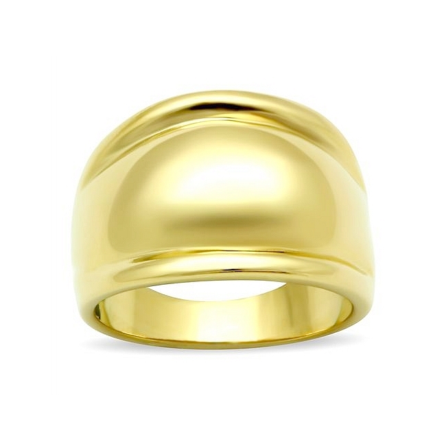 Extraordinary 14K Gold Plated Plain Wedding Ring