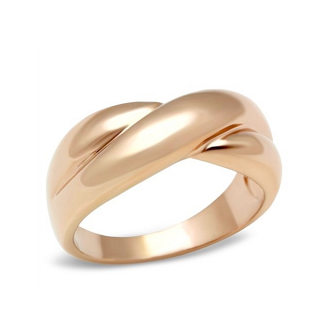 14K Rose Gold Plated Plain Wedding Ring