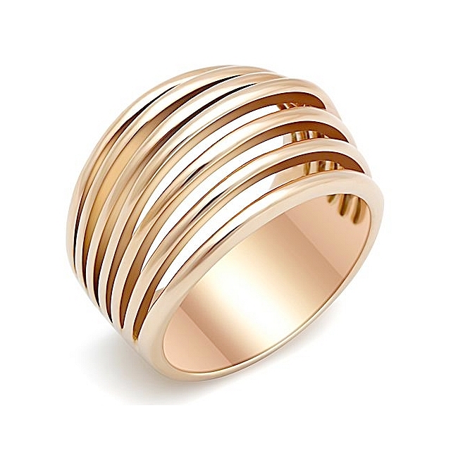 Petite 14K Rose Gold Plated Band Fashion Ring