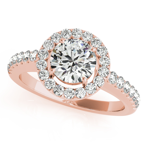 Innovative Designer Halo Side Stone Diamond Engagement Ring