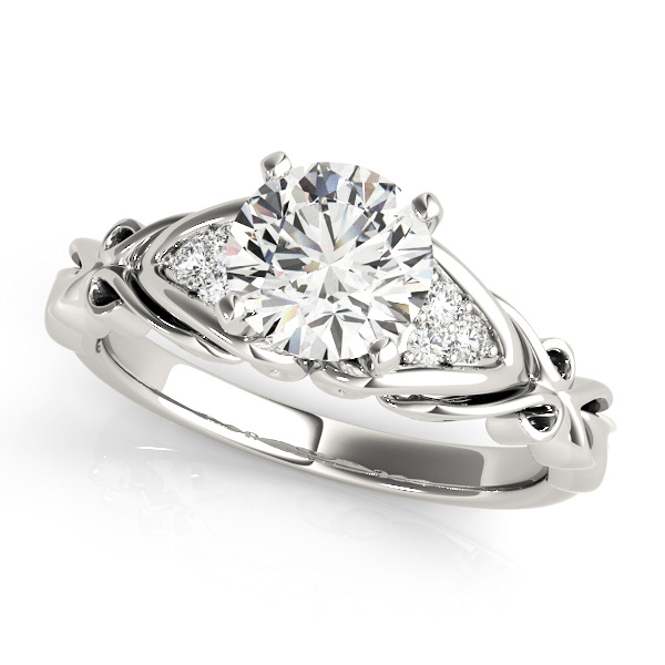 Exquisite Vintage Diamond Engagement Ring with Unique Design