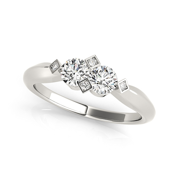 Royal Two Stone Engagement Ring