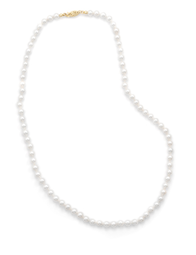 18" 5-5.5mm Cultured Freshwater Pearl Necklace