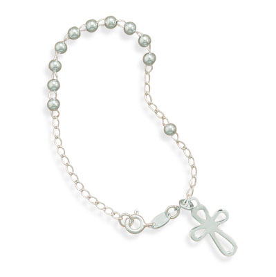 7" Polished Rosary Bracelet