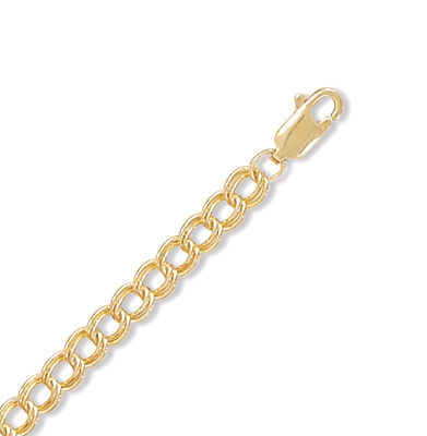 7" 14/20 Gold Filled Small Charm Chain Bracelet