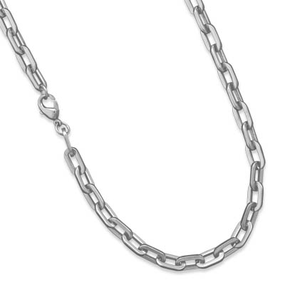 22" Stainless Steel Link Necklace